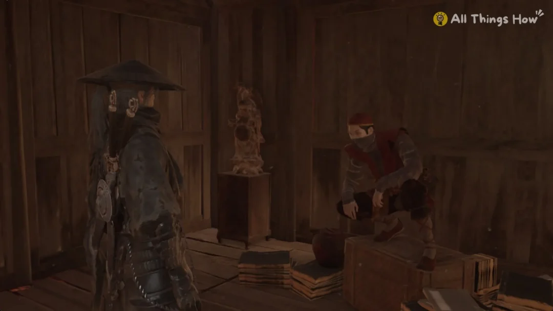 Soul with the Gentle Thief in his house at the Thieves' Camp, Phantom Blade Zero