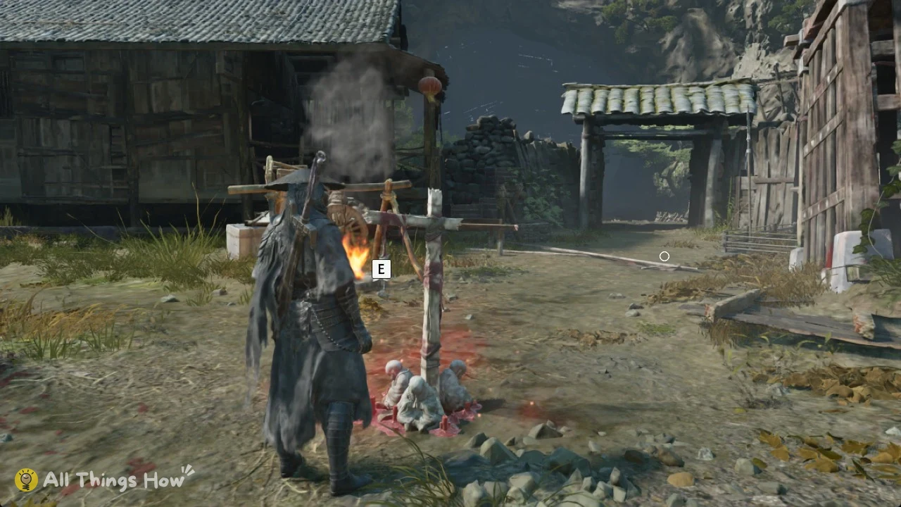 Soul respawned beside a bell with HP and Medicine full in Phantom Blade Zero