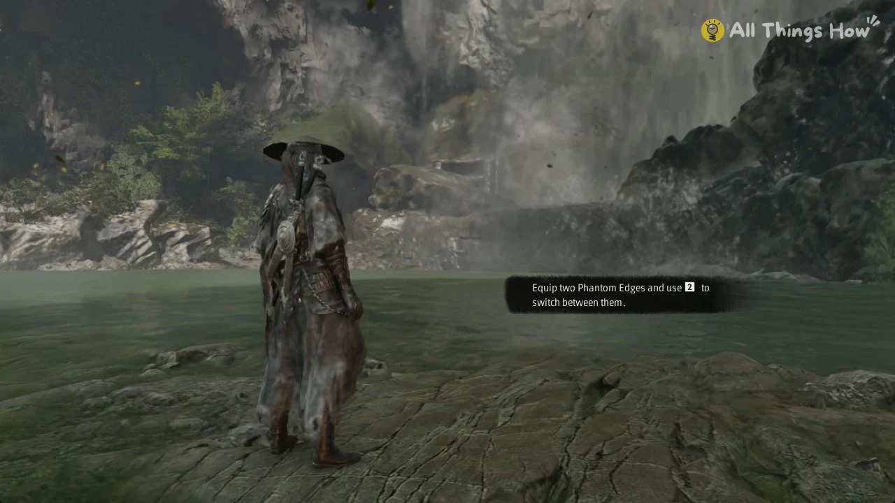 Hint to equip two Phantom Edges and press 2 to switch between them in Phantom Blade Zero