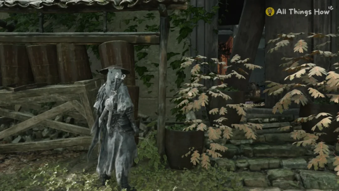 Soul by a wooden fence and stone steps, Phantom Blade Zero