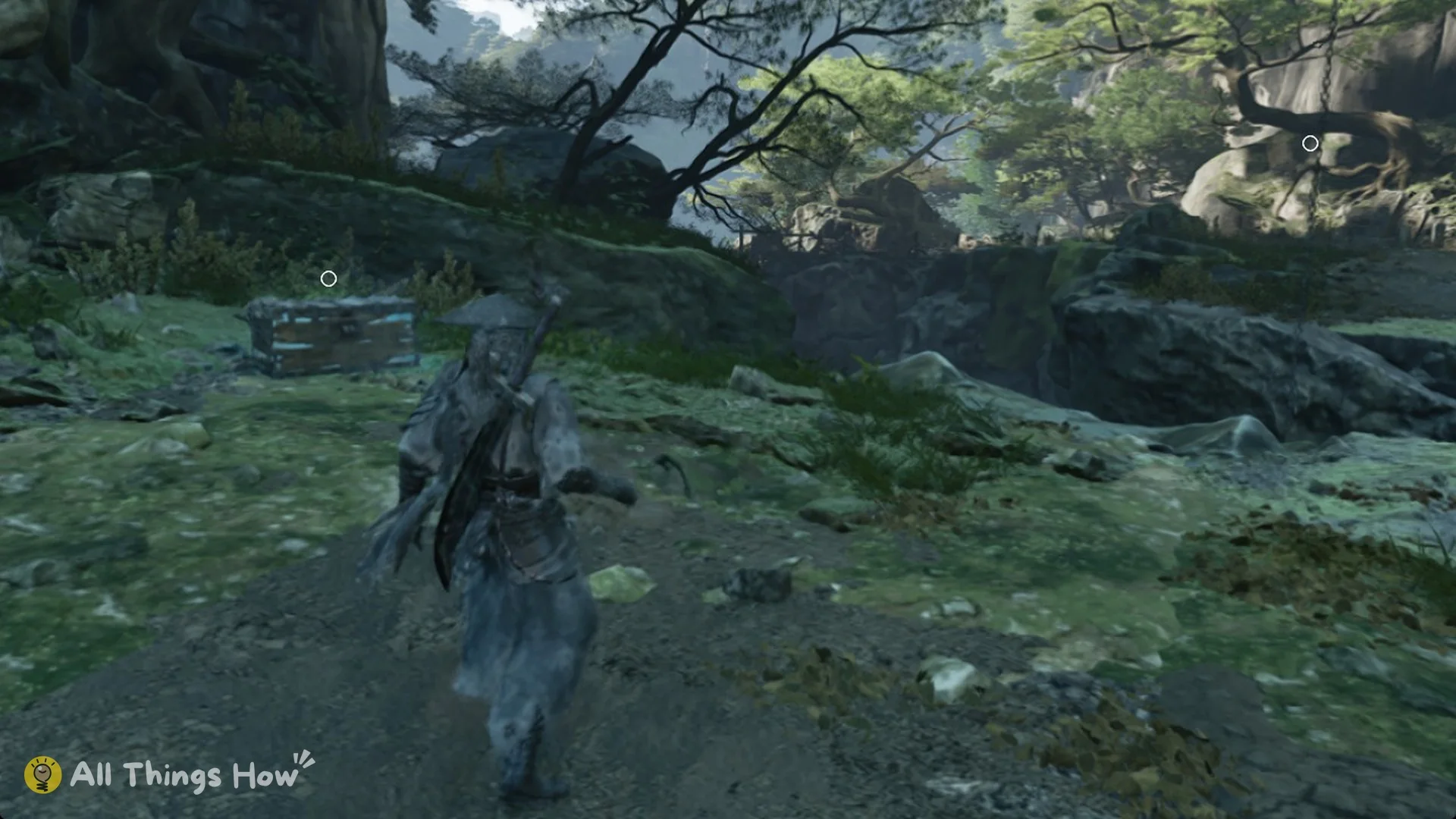 The wooden chest on the left of the path on the plateau in Phantom Blade Zero