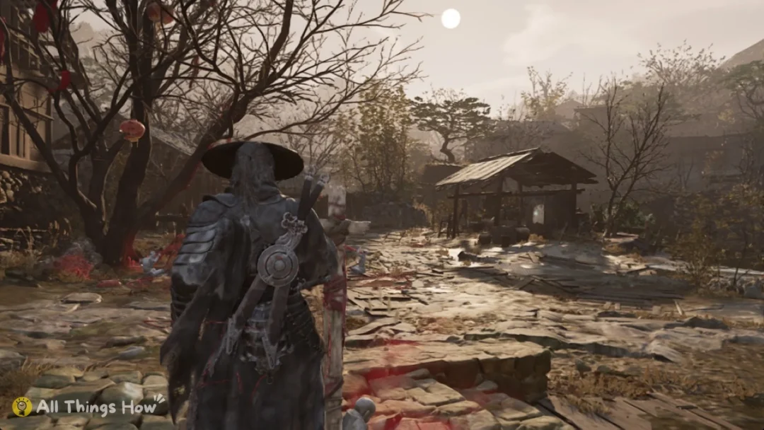 Soul beside the Well of the Three Puppets bell in the Village of Lu, Phantom Blade Zero