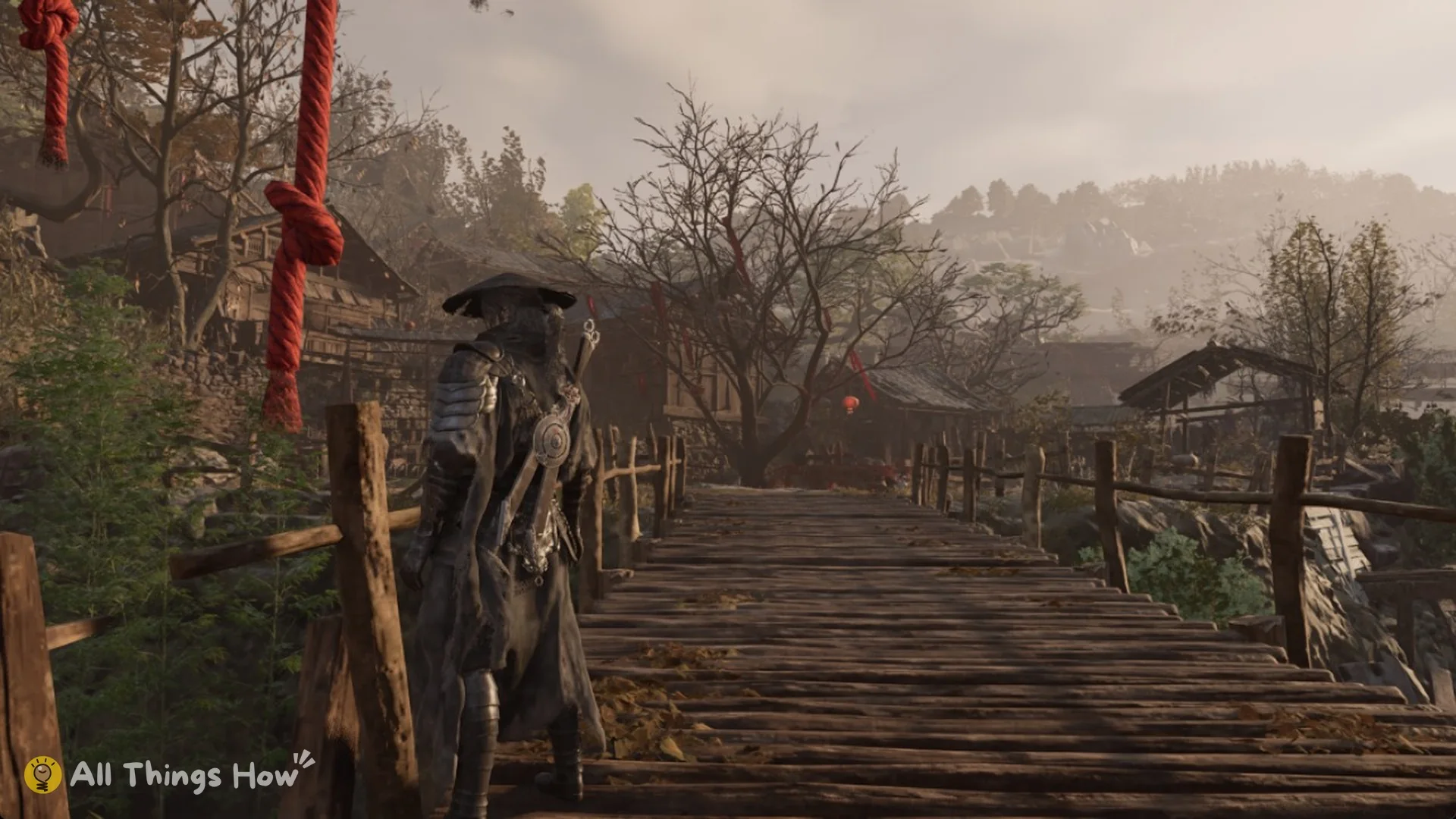 The plank walkway on the way to the Well of the Three Puppets bell, Phantom Blade Zero