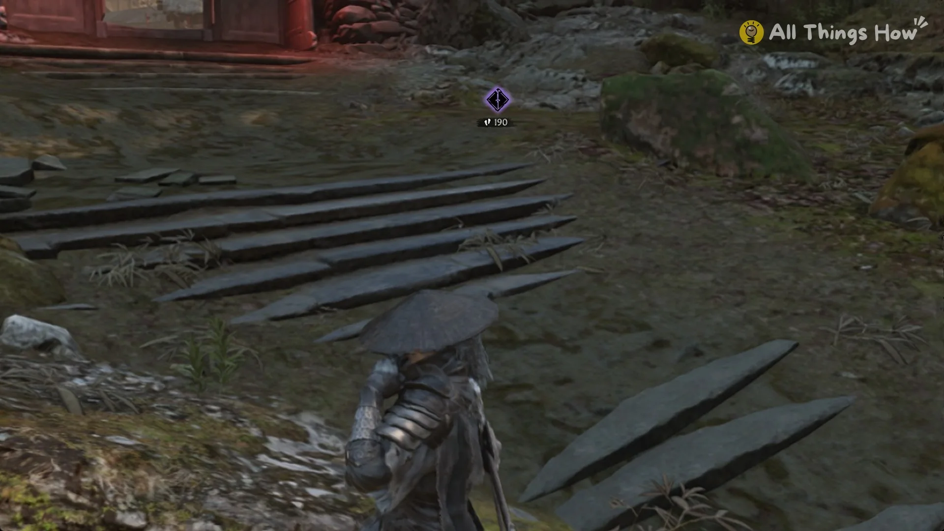 The stone steps leading up from the west side of the Zhuo Bi arena, Phantom Blade Zero