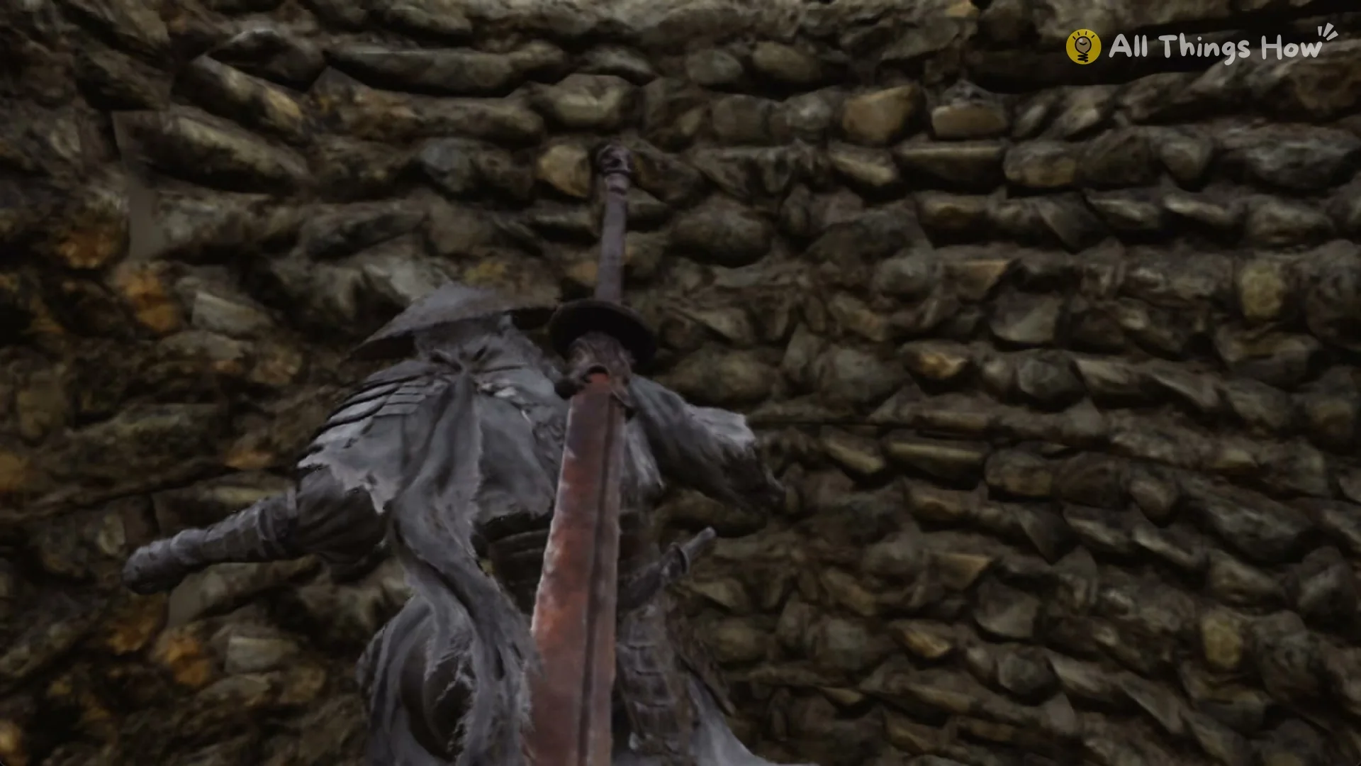Soul jumping from the stone lip down the well shaft, Phantom Blade Zero
