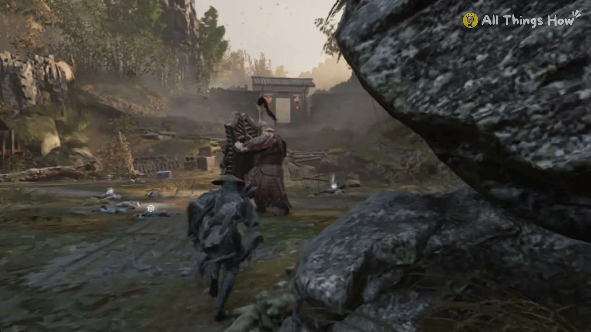 Soul walking into the arena as Zhuo Bi, the Gatekeeper comes forward, Phantom Blade Zero