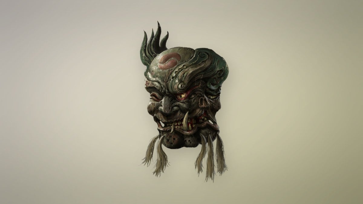 Nuo Mask accessory artwork, Phantom Blade Zero