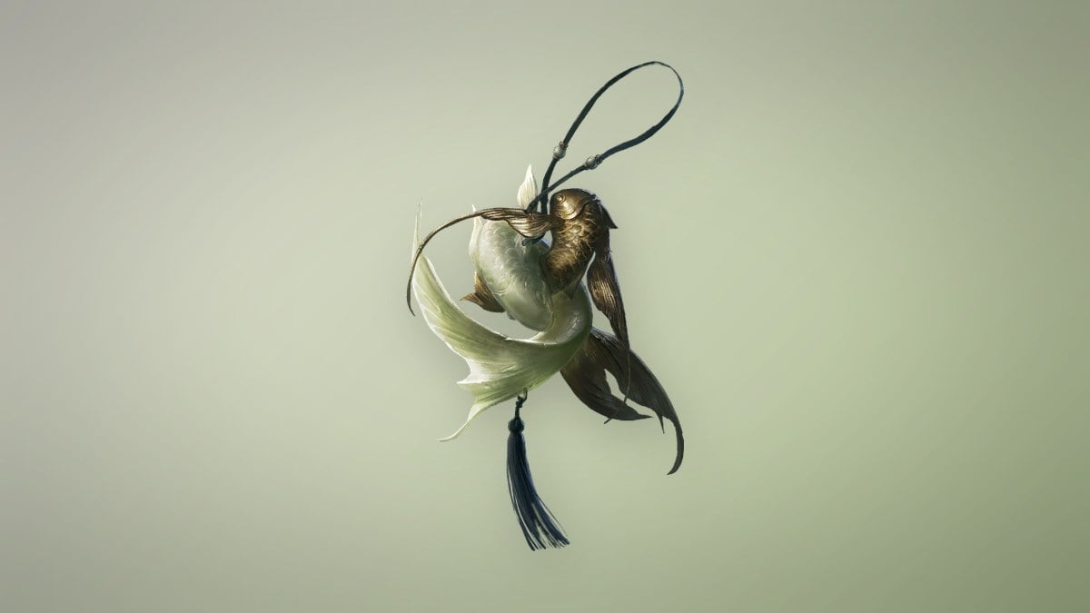 Twin Fish Pendant accessory artwork, Phantom Blade Zero