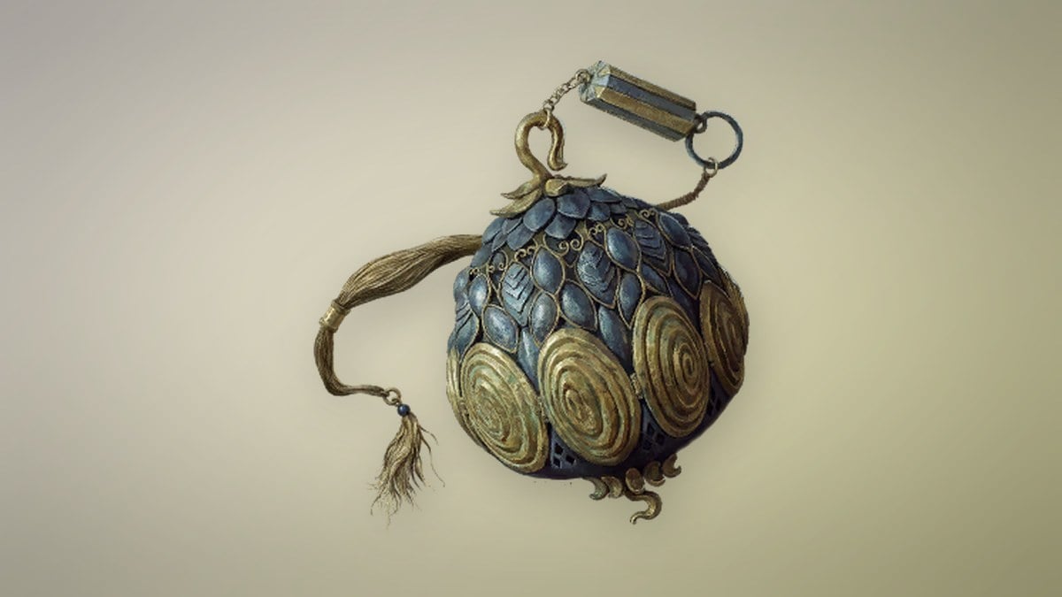 Gold-and-silver Sachet item card, Phantom Blade Zero