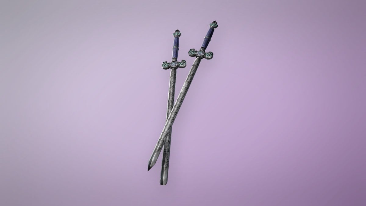 Baishan Stormswords weapon artwork, Phantom Blade Zero