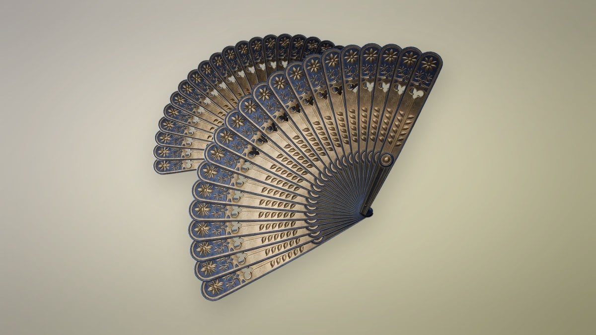 Inanis' Radiant Fan item card artwork, Phantom Blade Zero