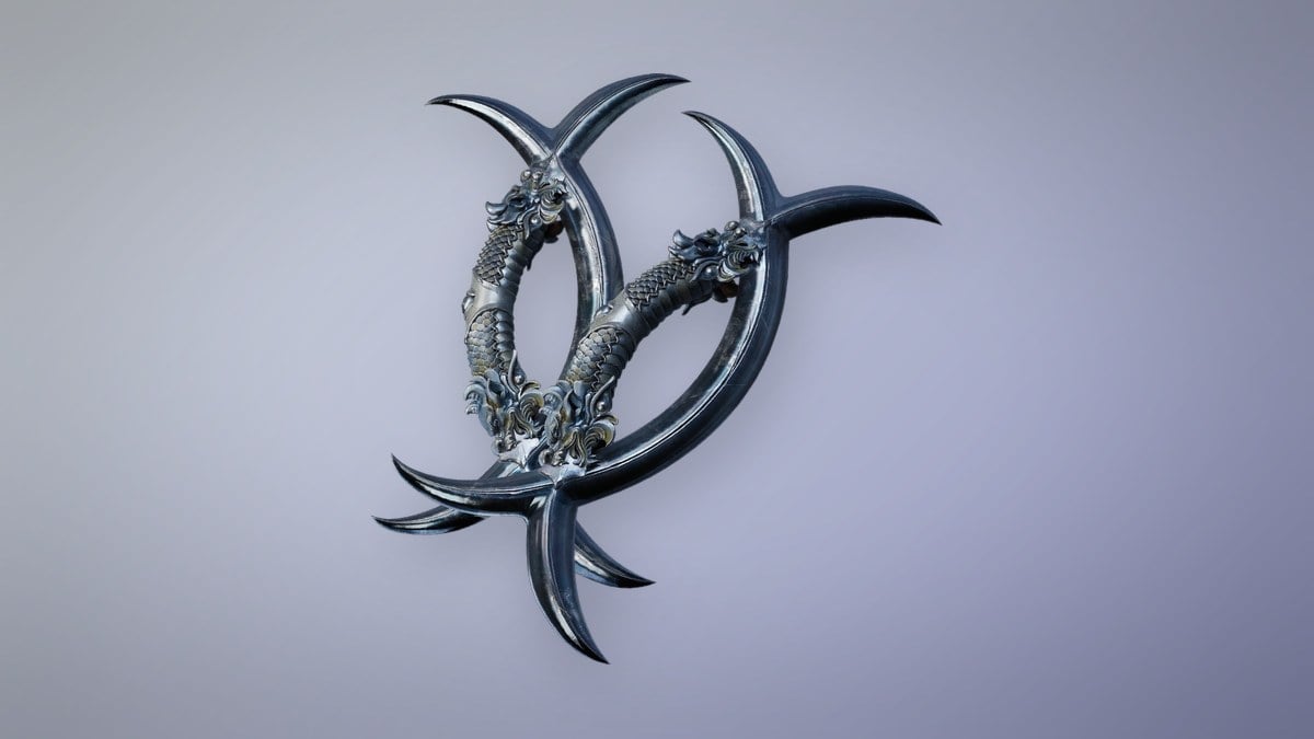 Sundering Dual Axes weapon artwork, Phantom Blade Zero