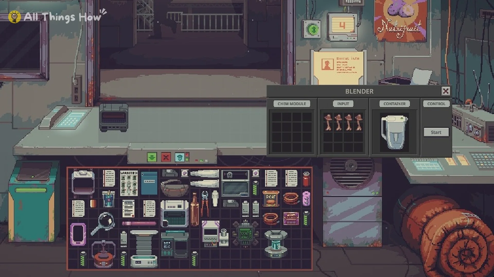Blender with four Dream Caps and a Water Pitcher