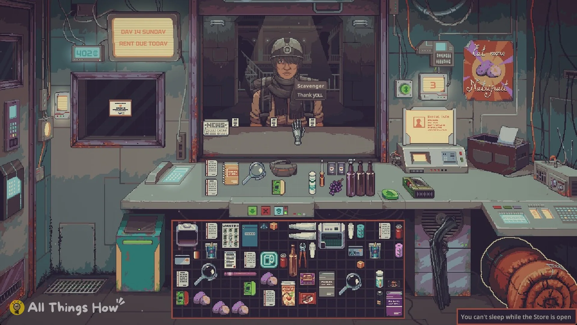 Scavenger with cybernetic hands on the ledge, drawn by the Appraisal Board Junior Certificate