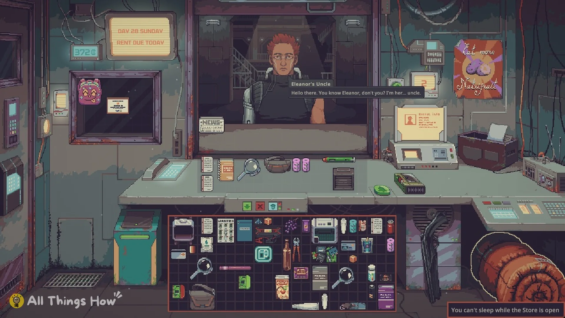 Eleanors Uncle at the store window: Hello there. You know Eleanor, dont you? Im her... uncle.