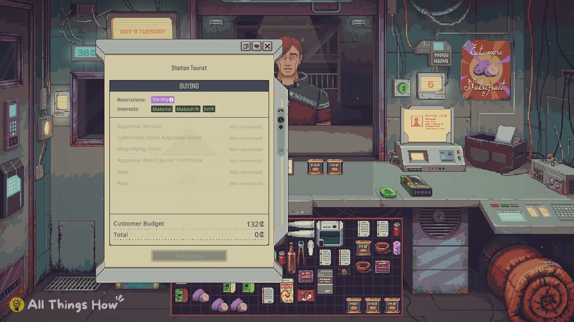 Station Tourist buyer during the Tourist Influx event