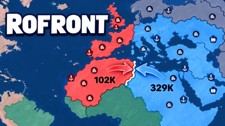 RoFront Explained: The Roblox Conquest Game Built Around 80% World Control