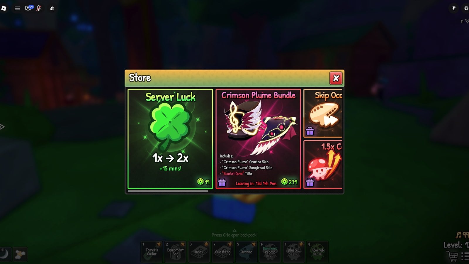 Every SCROOMS Store Item and Its Robux Price