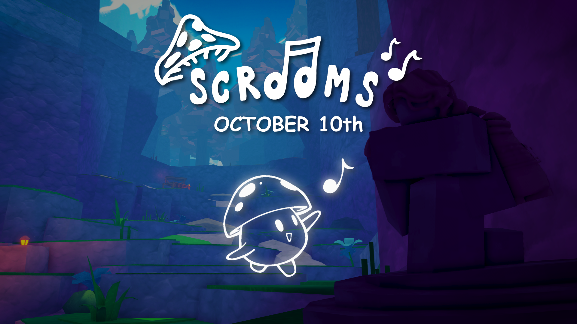 SCROOMS key art announcing the October 10th release