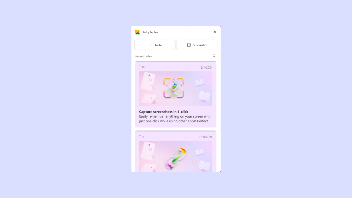 The new Sticky Notes app in Windows 11 is here. Here’s what’s new