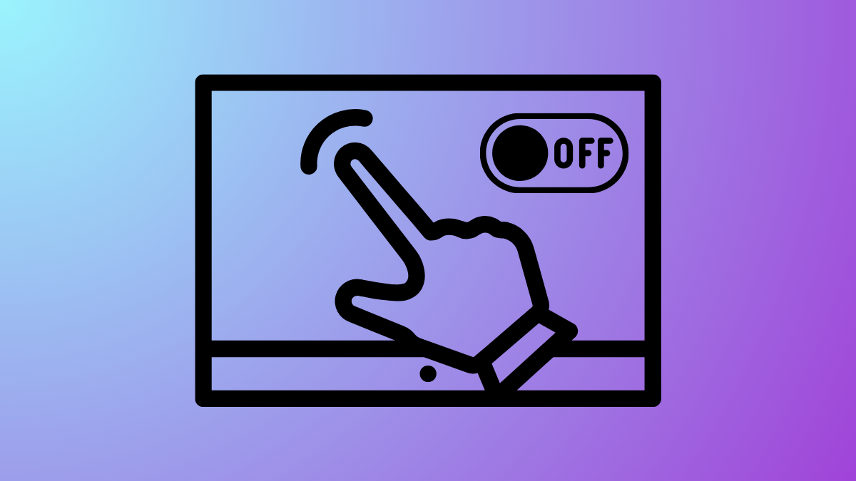 Disable Touchscreen on Windows 11