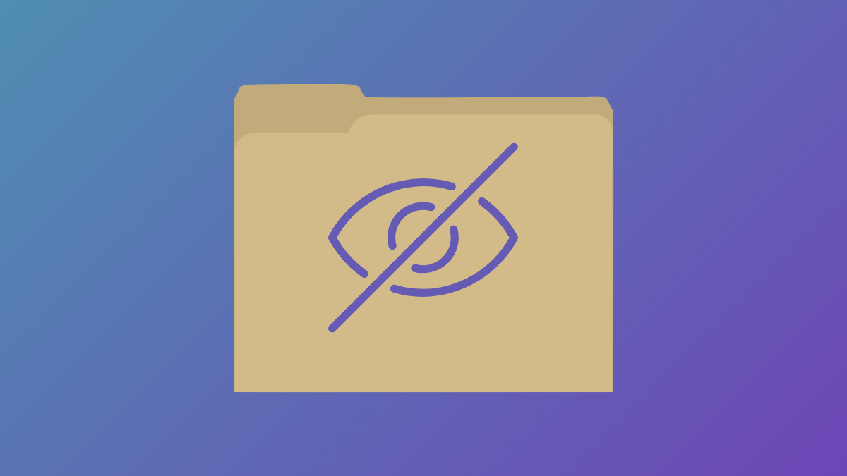 Hide Files and Folders Using a Shortcut on Windows 11