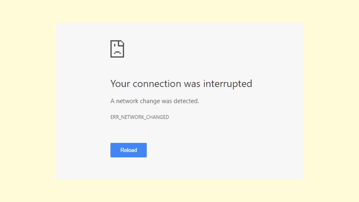 How to Fix “Your Connection Was Interrupted” Error in Windows 11