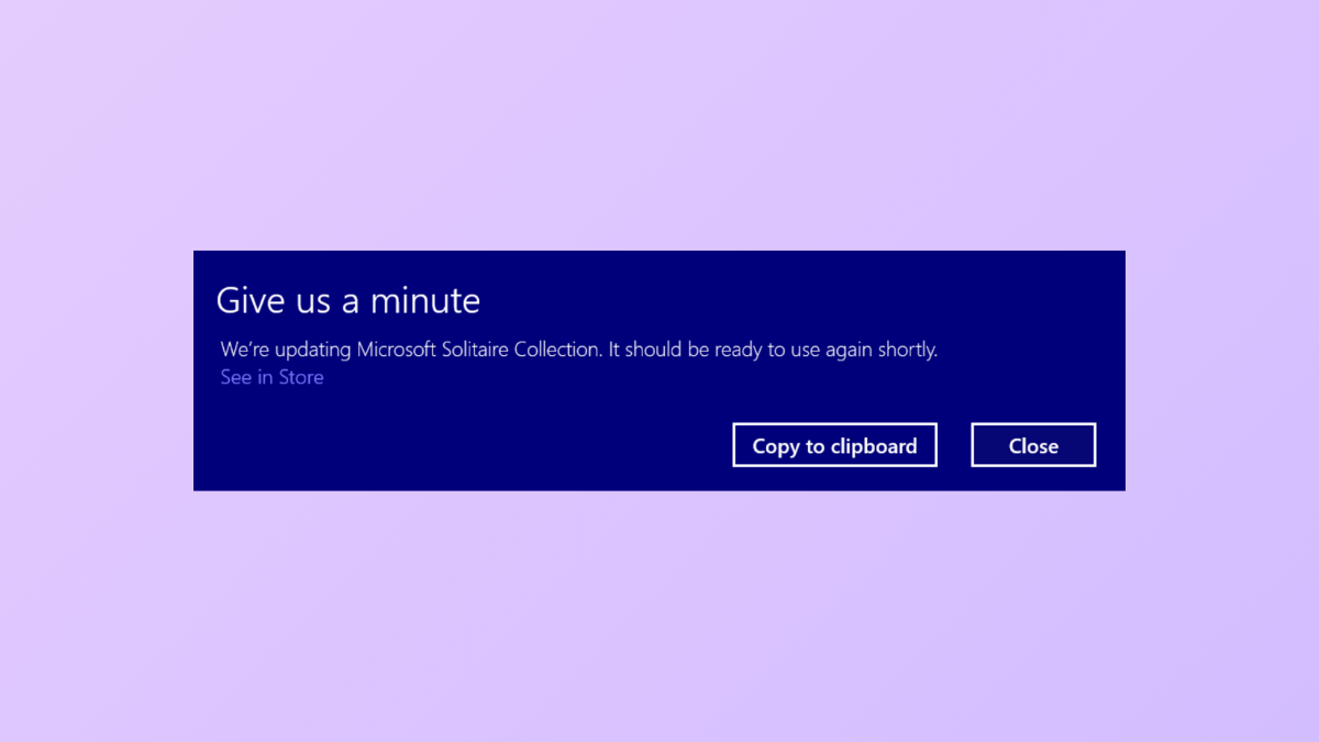 How to Get Rid of the “Give Us a Minute” Message on Windows 11