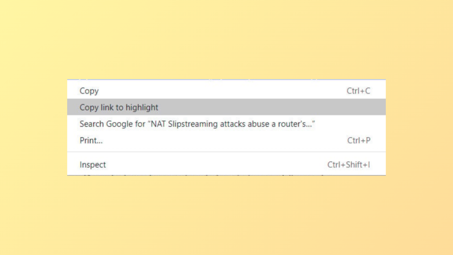 How to Disable “Copy Link to Highlight” in Google Chrome