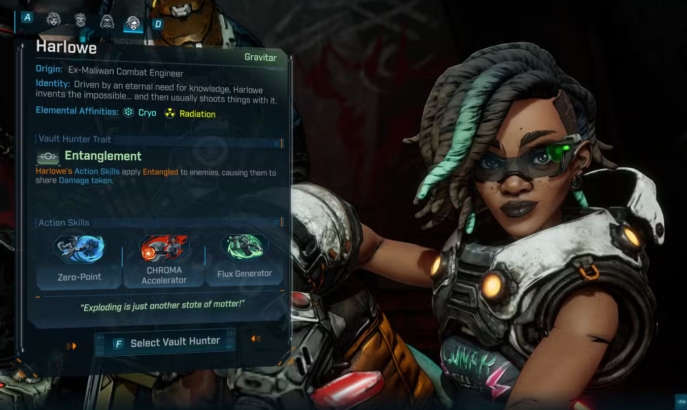 Borderlands 4 — the best Harlowe builds for bossing and mobs