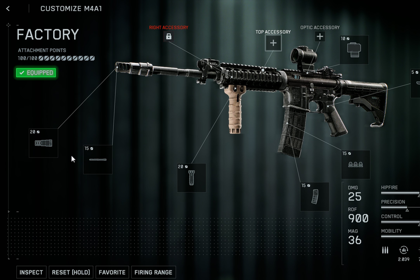 Battlefield 6 M4A1 loadouts — proven close‑ and mid‑range builds