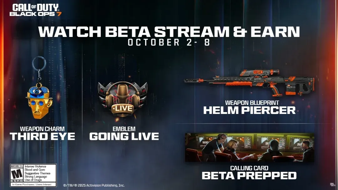 Black Ops 7 Twitch drops (Oct 2025) — rewards and how to claim