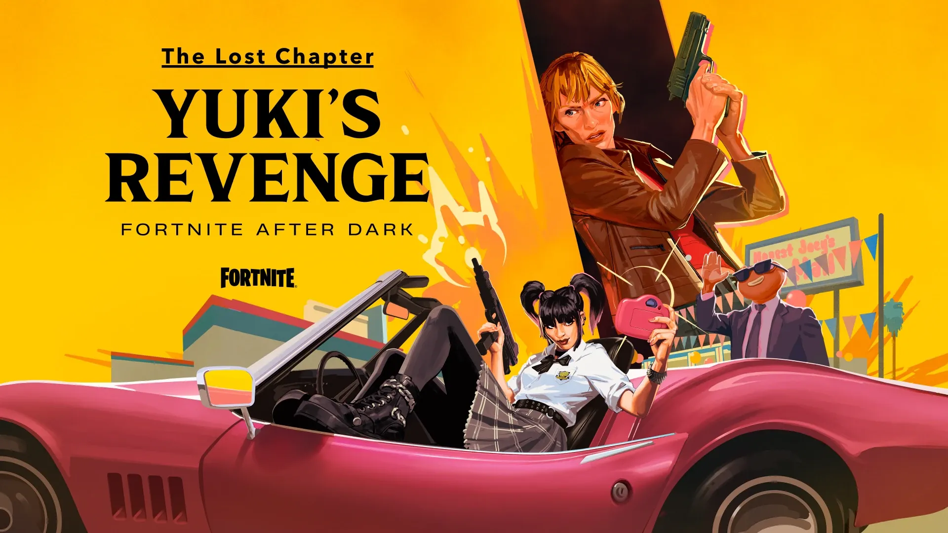 Fortnite’s Kill Bill crossover quietly rewrites the Pussy Wagon