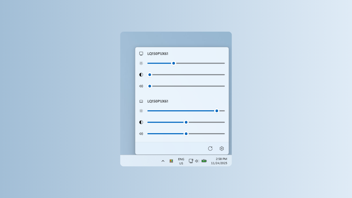 PowerToys’ upcoming Monitor Utility will let you change Brightness, Contrast, Color temp, and more