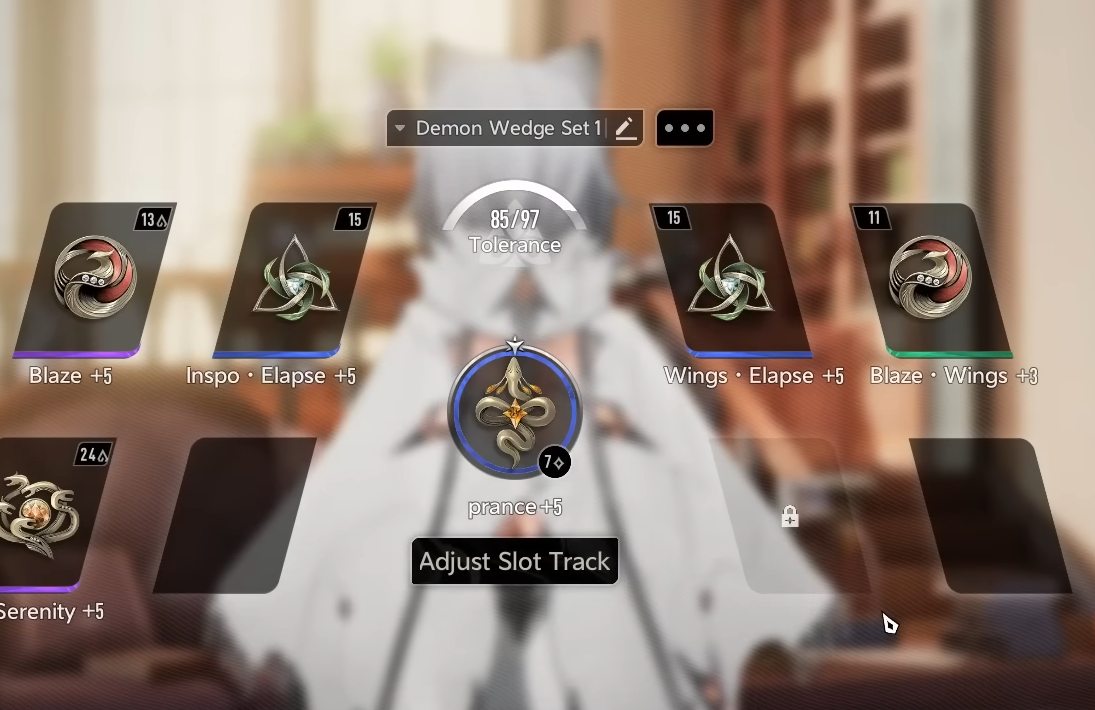 Duet Night Abyss Demon Wedges — farming, upgrades, Tracks