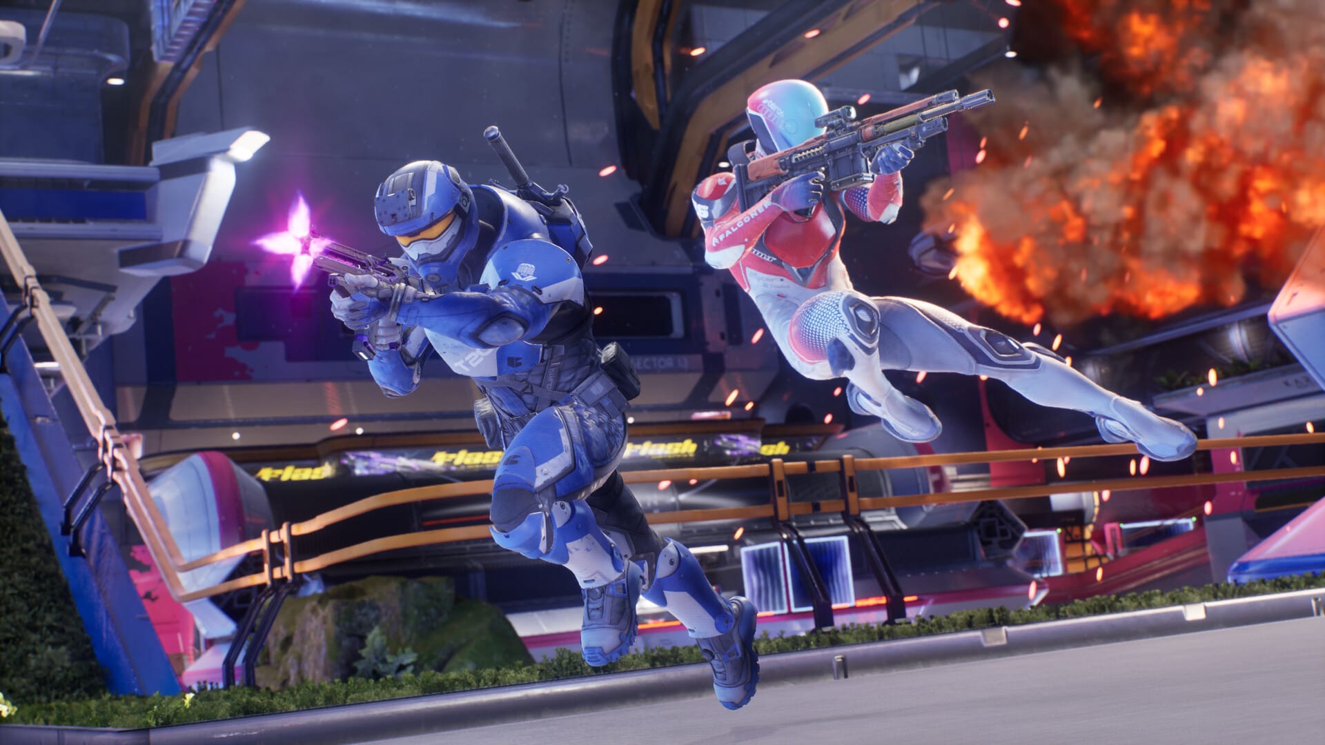 Splitgate: Arena Reloaded is a full relaunch built around classic arena gunfights