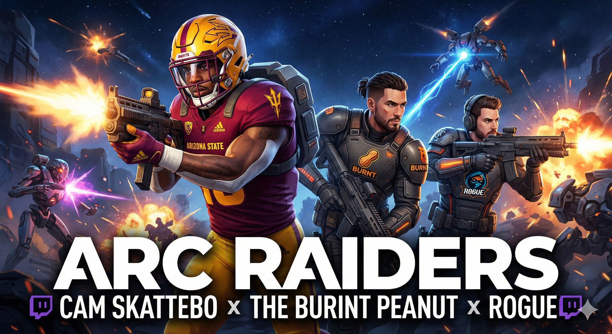 NFL Running Back Cam Skattebo Jumped Into ARC Raiders With The Burnt Peanut