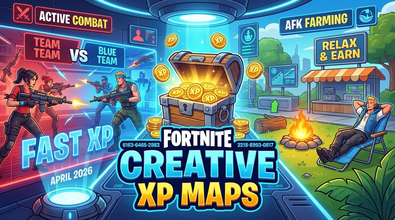 Fortnite XP Map Codes (April 2026) — Best Maps for Fast XP
