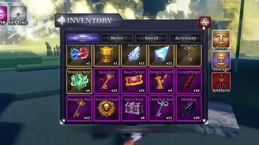 How to Get Tempest Relic in Sailor Piece