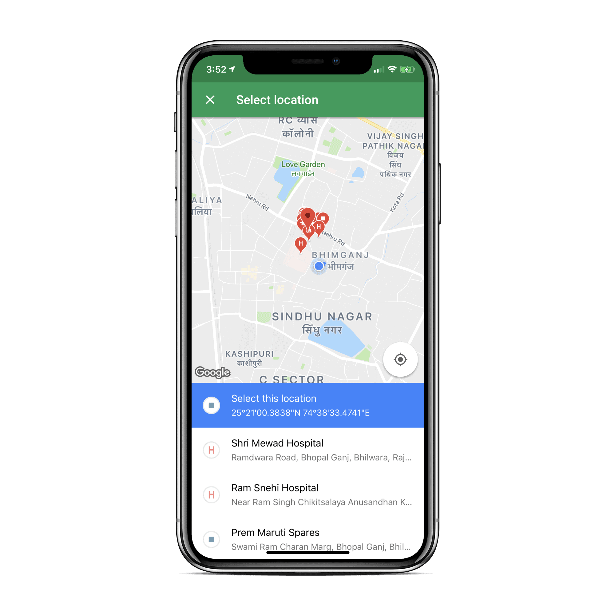 Hangouts version 23 update for iOS brings New Location Picker and Bug fixes