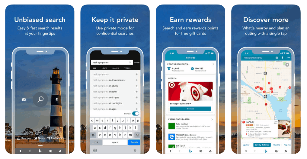 Bing Search app for iPhone gets support for AdBlock Plus, Siri Shortcuts, and more