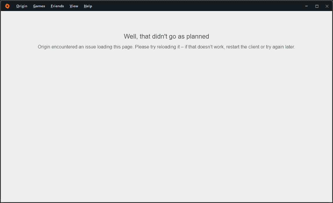 How to fix “Origin encountered an issue loading this page” error
