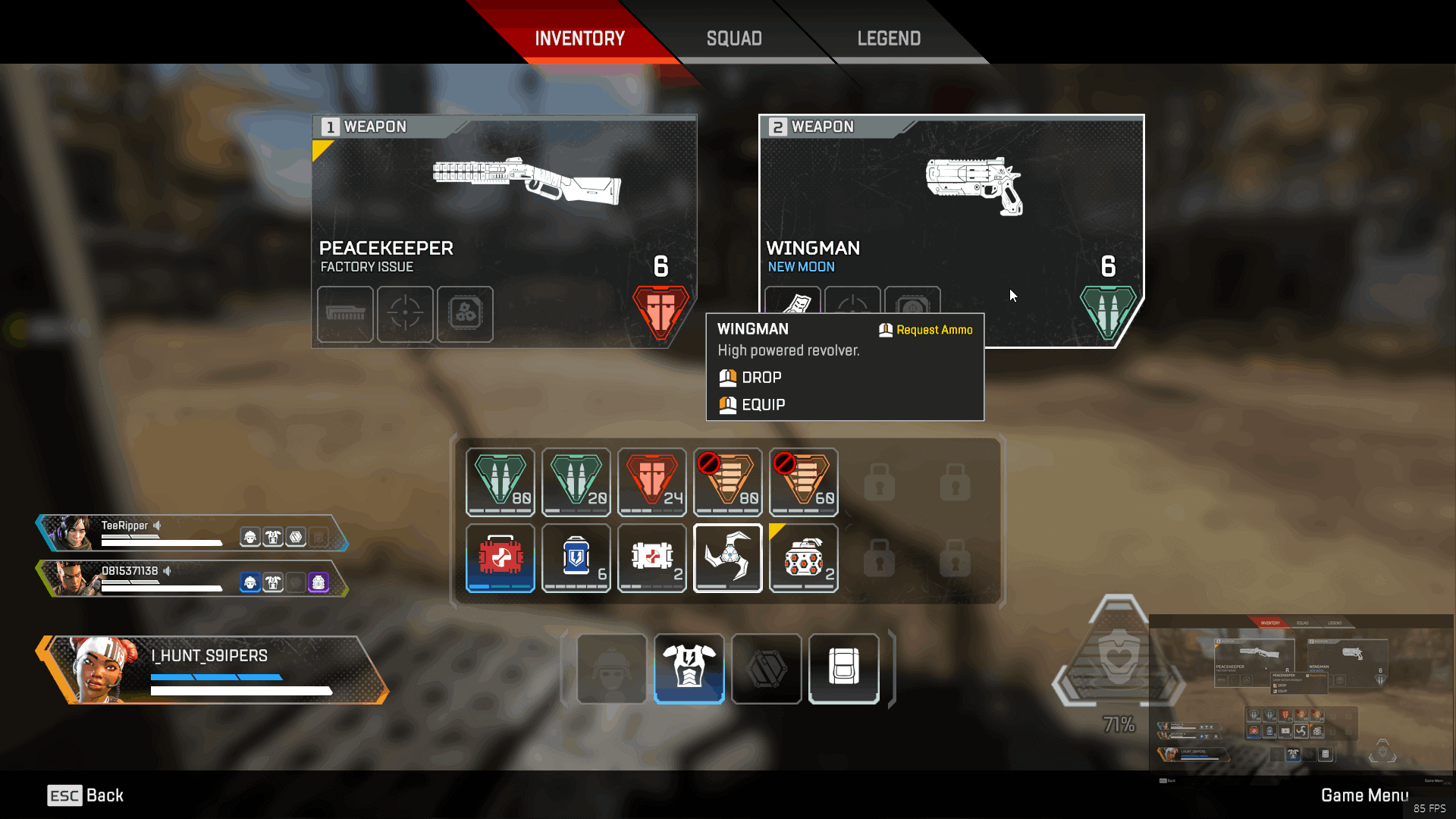 How to Ask for Ammo in Apex Legends with a Ping