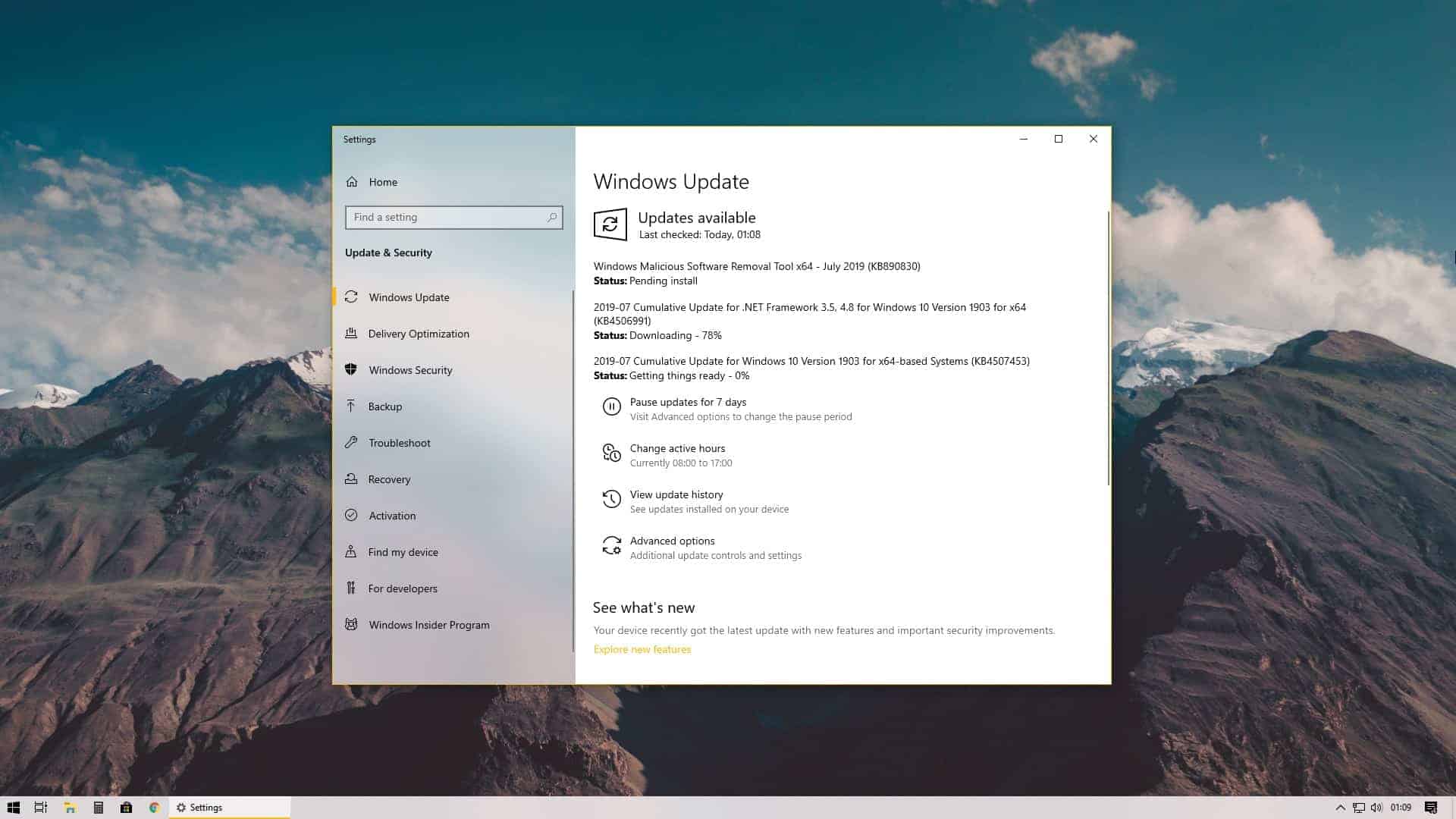 [Download] Windows 10 KB4507453, KB4507469, and KB4507435 update for version 1903, 1809, and 1803