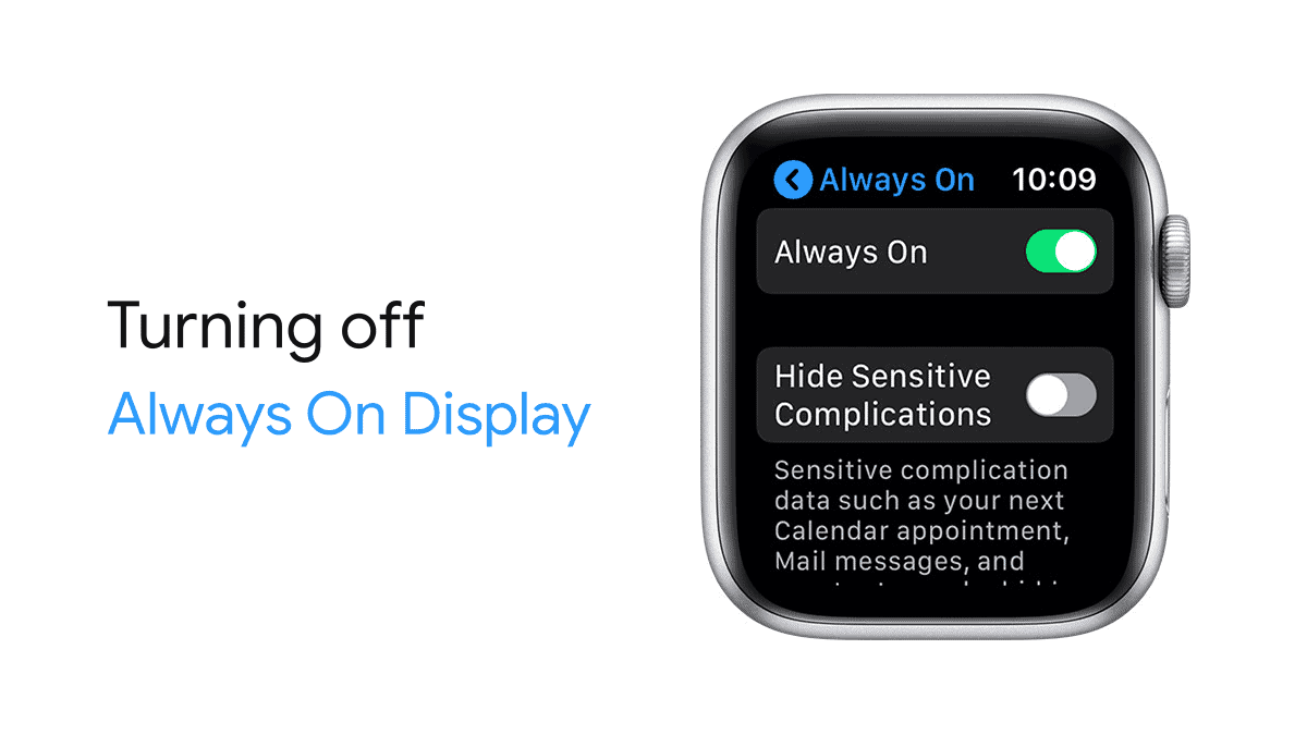 How to Turn Off “Always On Display” on Apple Watch