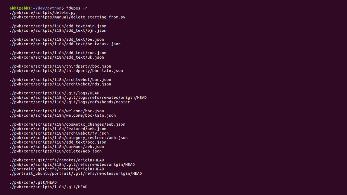 How to Find and Remove Duplicate Files in Linux using ‘fdupes’ Command Line Tool