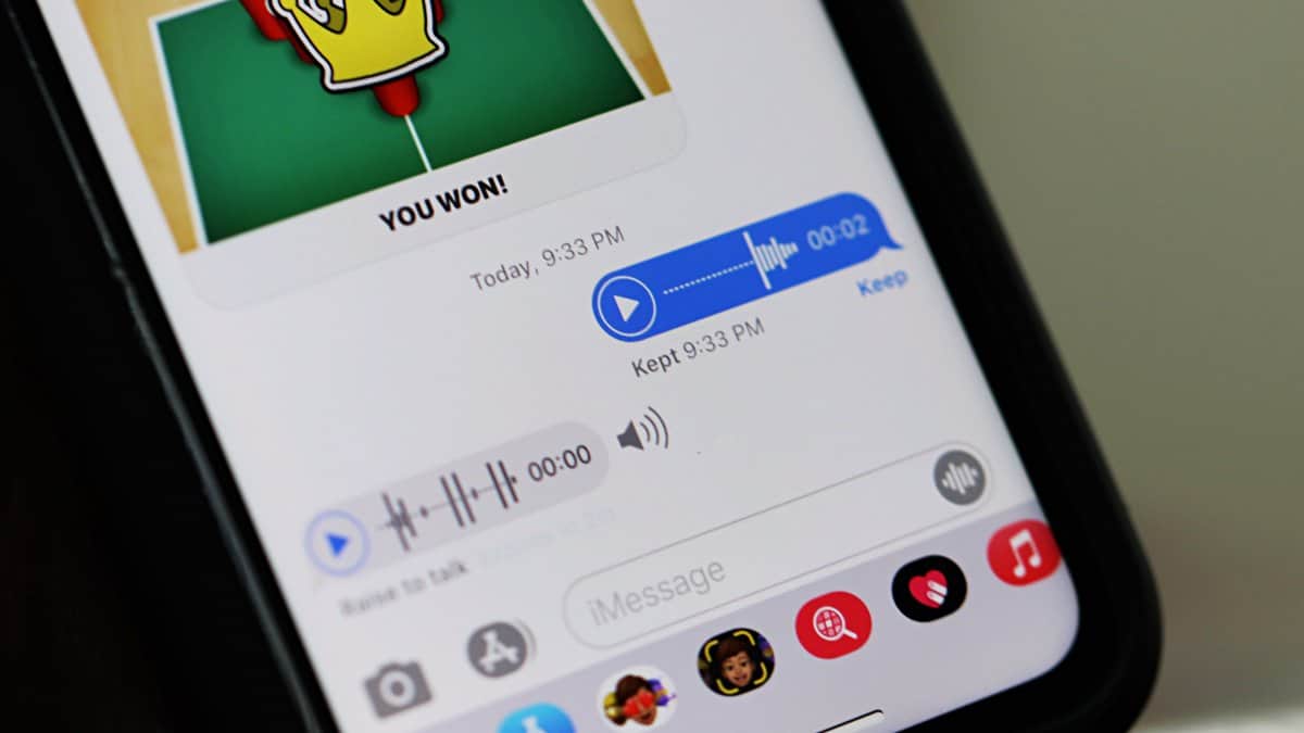 What Does ‘Kept’ Means on iMessage for Voice Messages